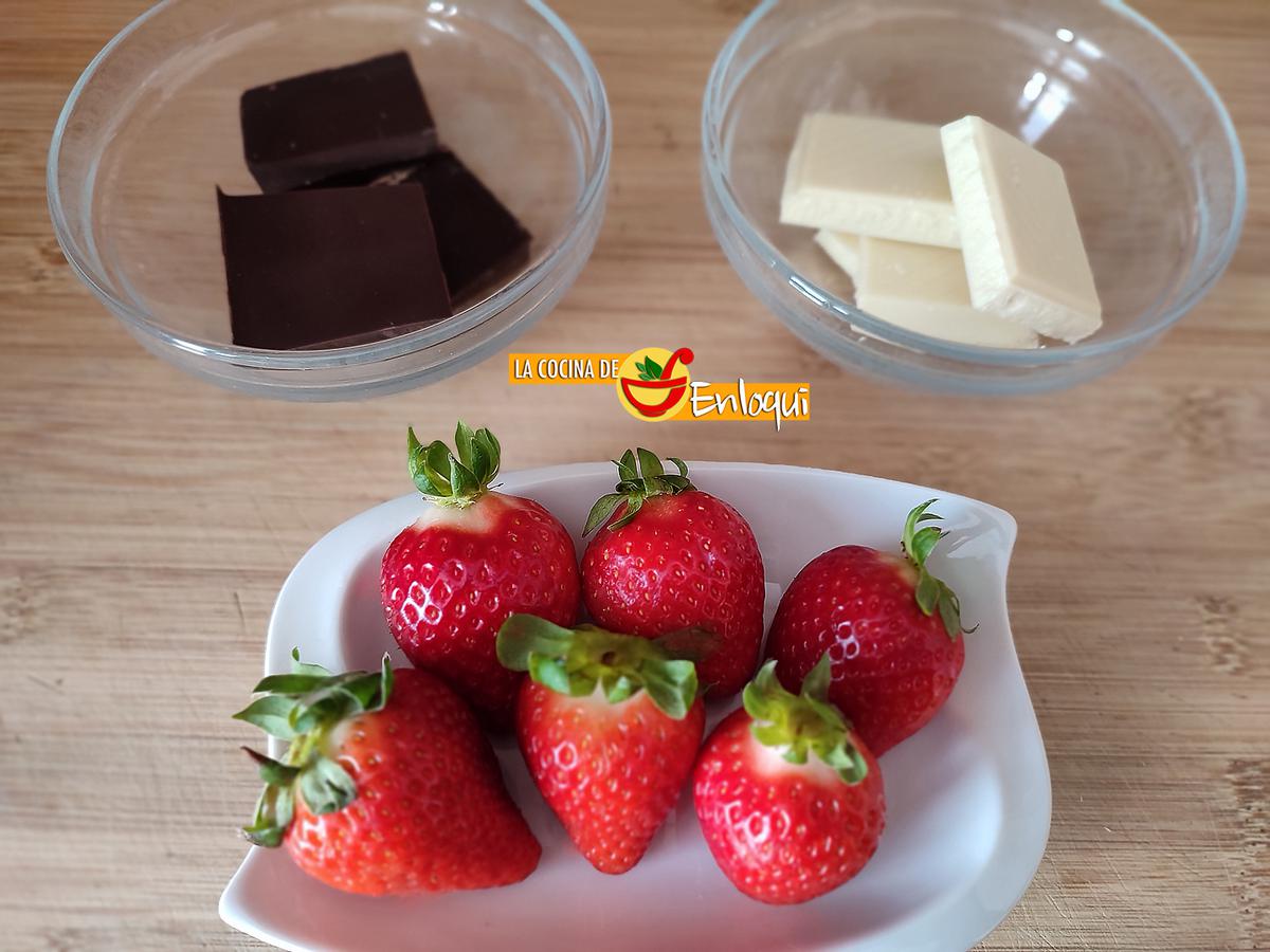 Fresas con chocolate