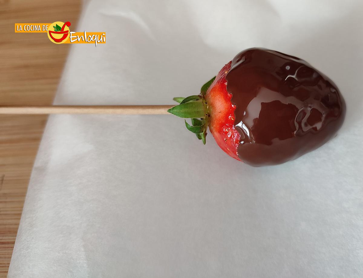 Fresas con chocolate