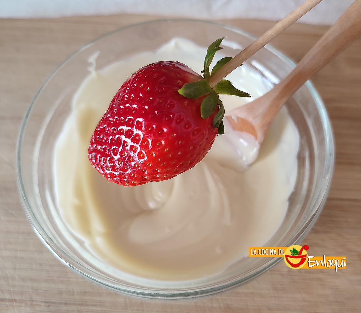 Fresas con chocolate