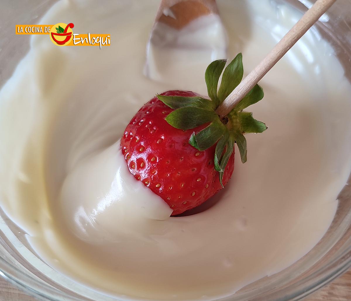 Fresas con chocolate