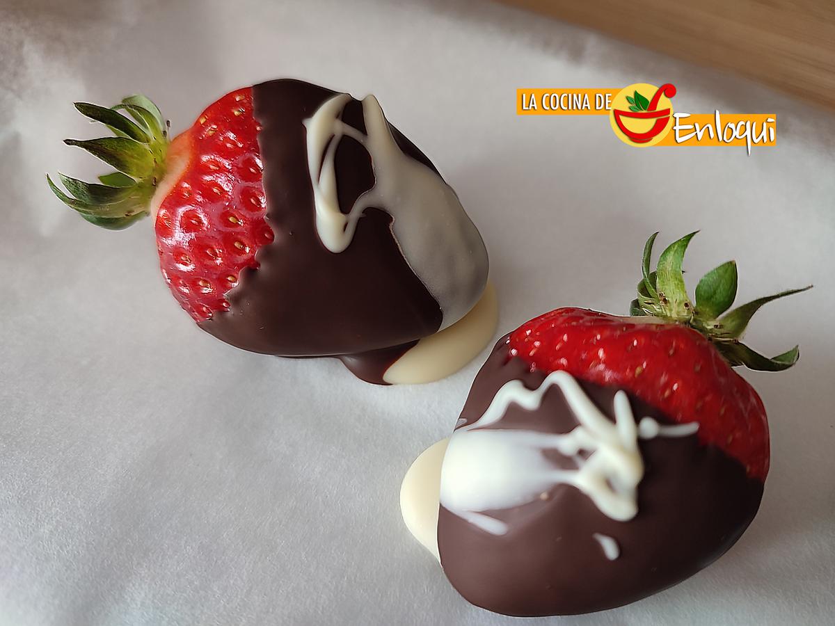Fresas con chocolate