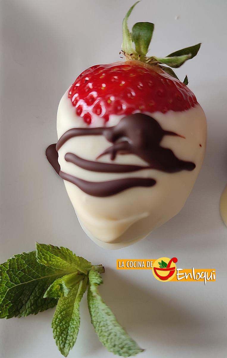 Fresas con chocolate
