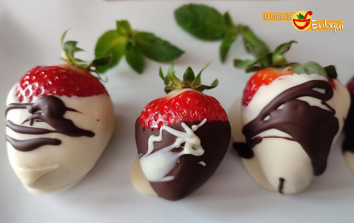 Fresas con chocolate