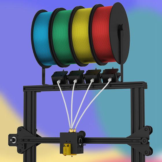 Zonestar Z8PM4 Pro - Impresión a 4 colores