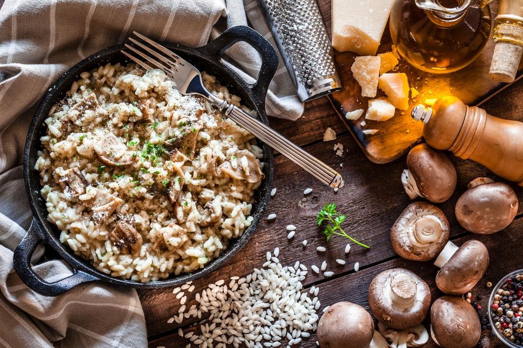 risotto de setas