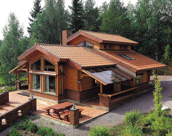 Diseños con chimenea