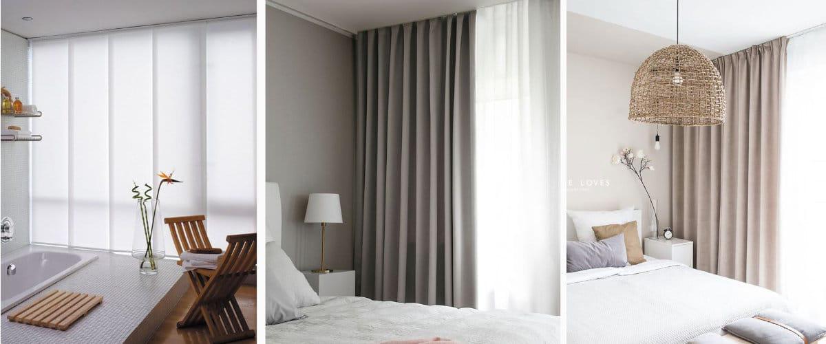 Vestir ventanas difíciles pegadas al techo