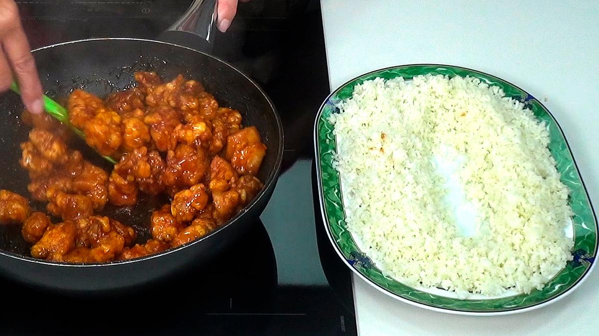 POLLO FRITO ESTILO CHINO CON ARROZ, RECETA FÁCIL - Loli Domínguez - Foto 13