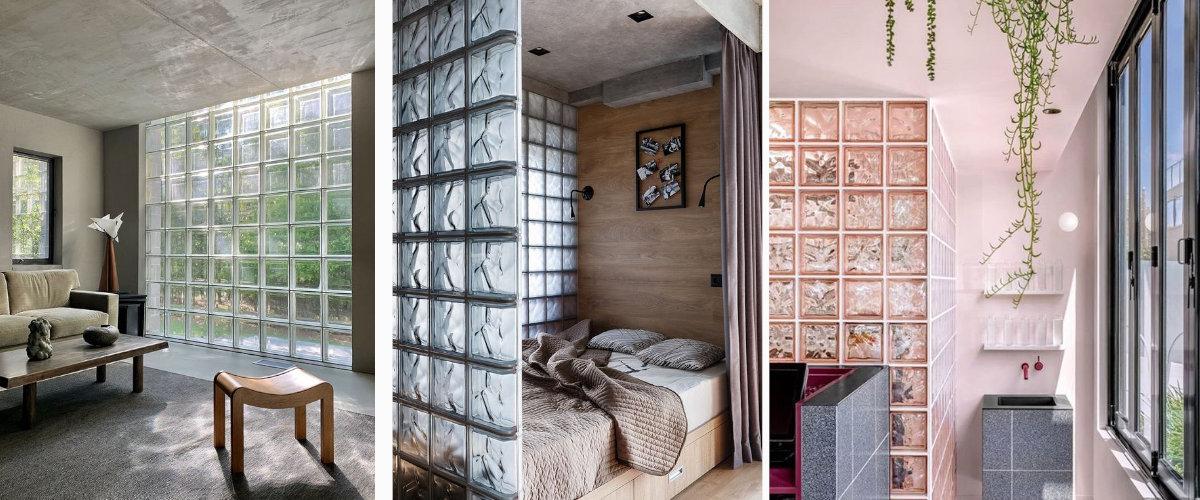 Bloques de cristal o cristal de pavés