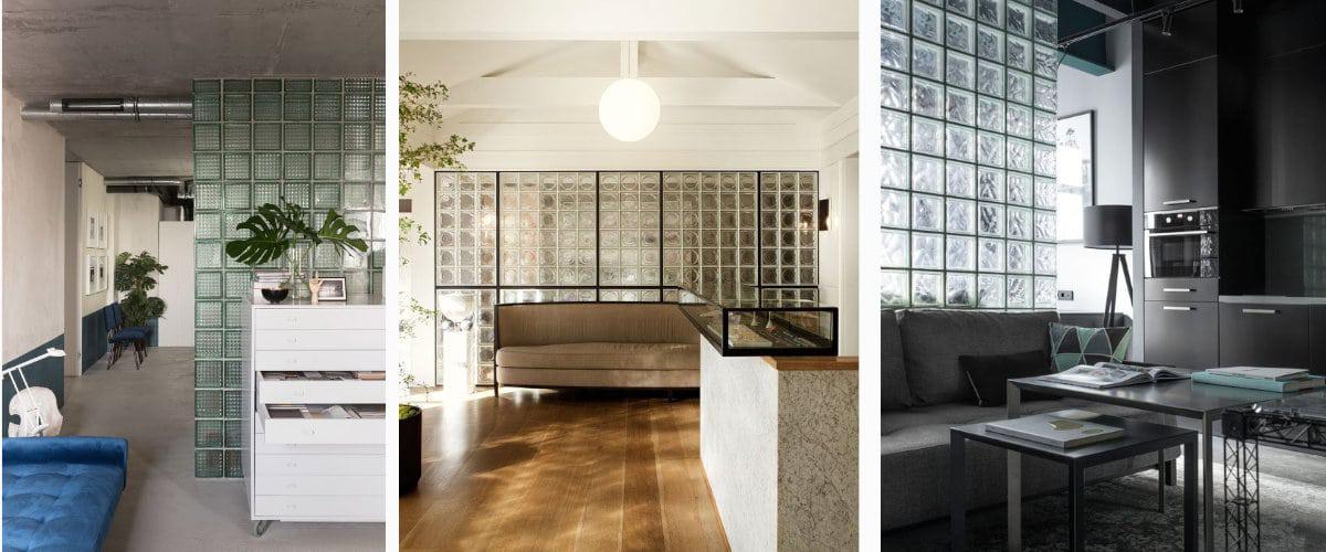 Muros de cristal para separar ambientes