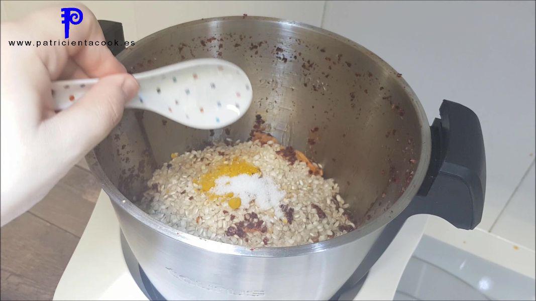 Arroz con Pollo y ñoras en robot de cocina Trending Cooking (1)