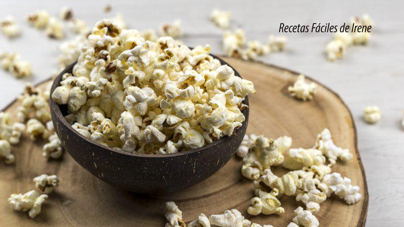 palomitas caseras en sarten palomitas en microondas y palomitas de maíz en freidora de aire