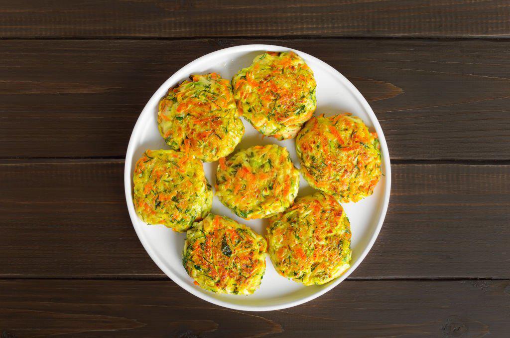 Tortitas de verduras cena bebés