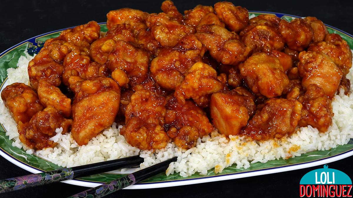 POLLO FRITO ESTILO CHINO CON ARROZ, RECETA FÁCIL Y DELICIOSA. Esta receta es ideal para preparar un riquísimo pollo crujiente por fuera, muy tierno por dentro, de sabor un poco dulce, un poco ácido y un poco picante que hace que la mezcla de sabores sea todo un festival en el paladar