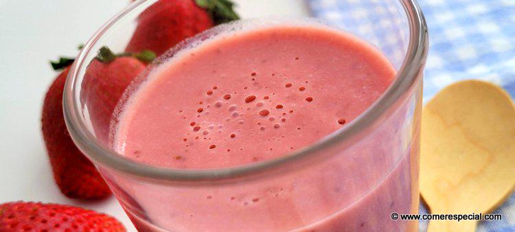 Cómo hacer mousse de fresa sin lactosa con gelatina Comer especial