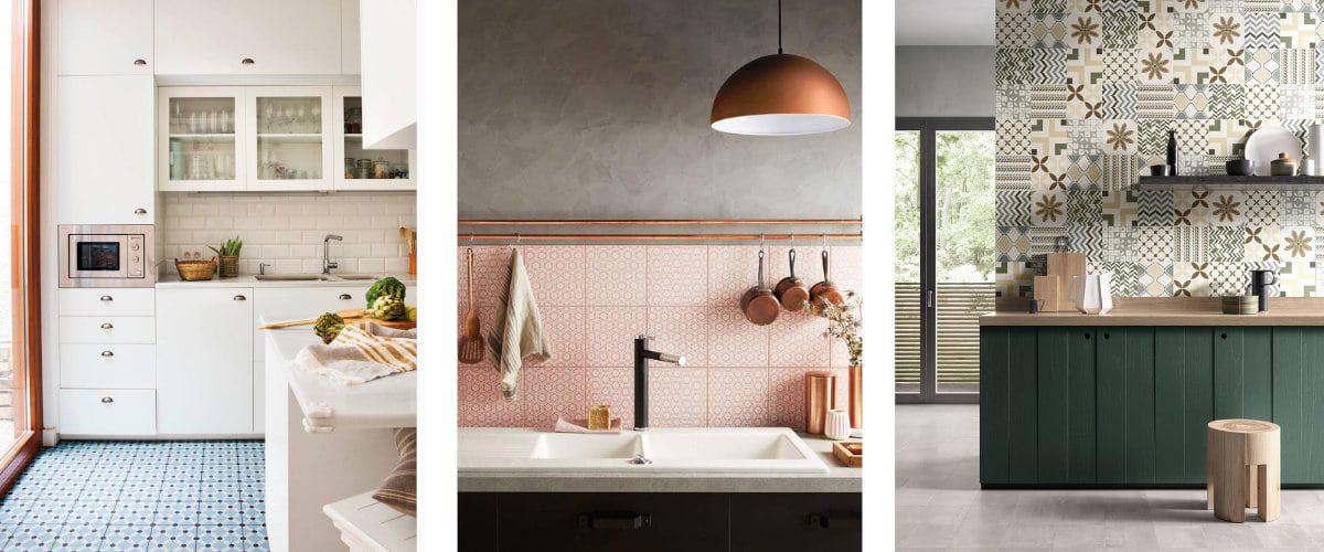 Diferentes tipos de azulejo para la cocina