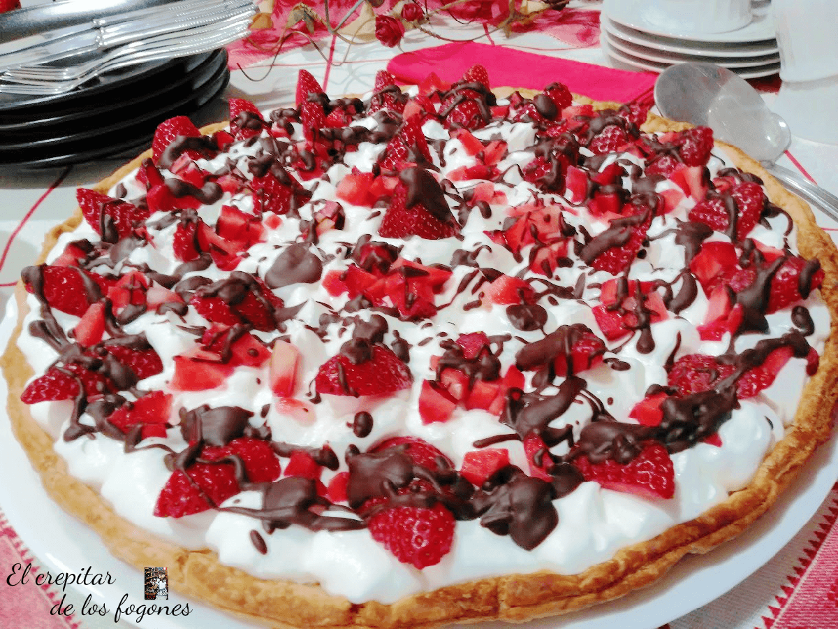 panna cotta de fresas