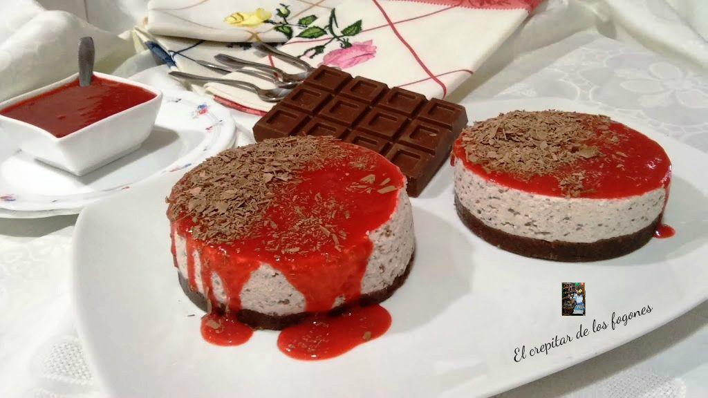 panna cotta de fresas