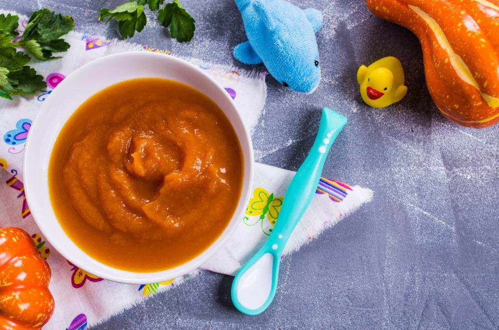 Puré de calabaza para bebés