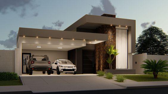 Fachadas de lujo pequeñas