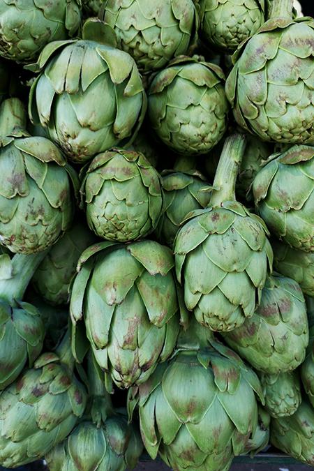 Cómo cocinar alcachofas - Alcachofas frescas en el mercado