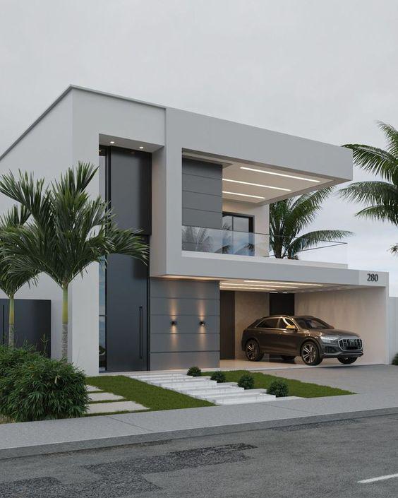 Tipos de fachadas de casas modernas