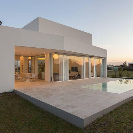 Fachadas de casas modernas de un piso