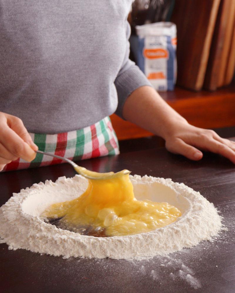 sorrentinos caseros jamon queso pasta