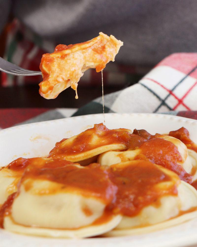 sorrentinos caseros jamon queso pasta