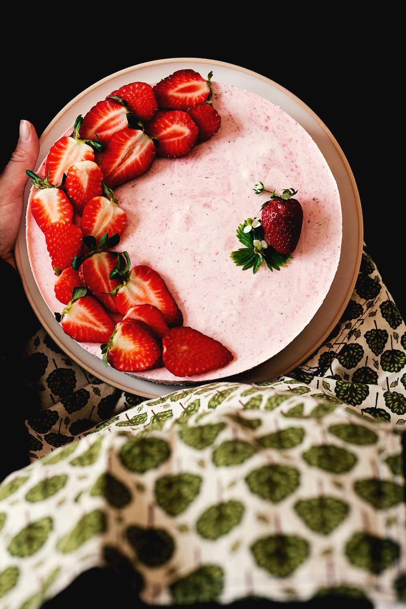 Cómo hacer tarta mousse de fresa