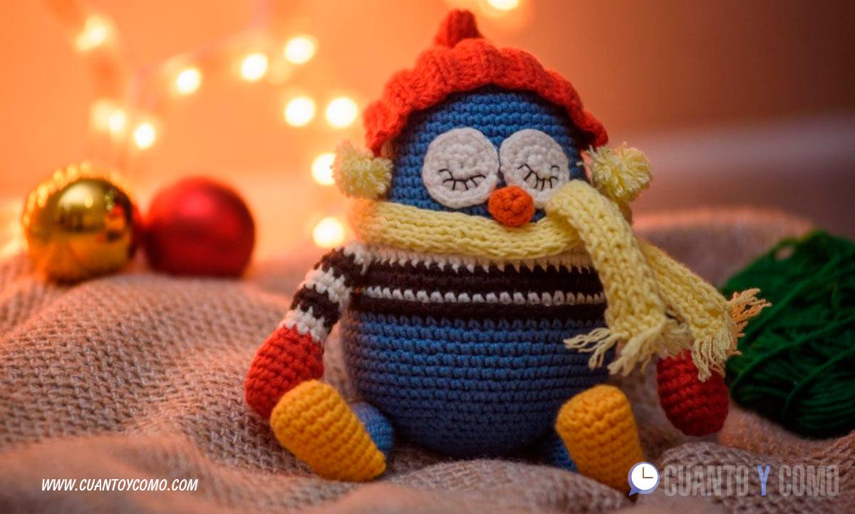 pingüinos amigurumi