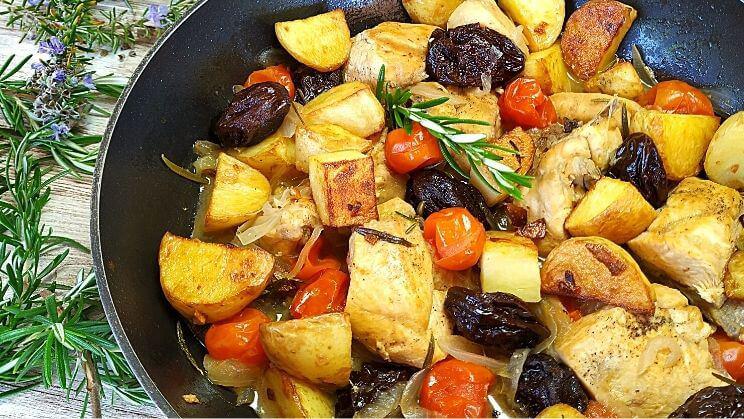 Guiso de pollo con patatas