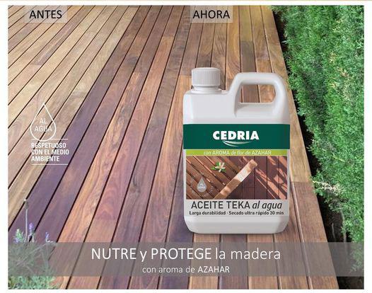 Cedria Aceite de Teka al Agua