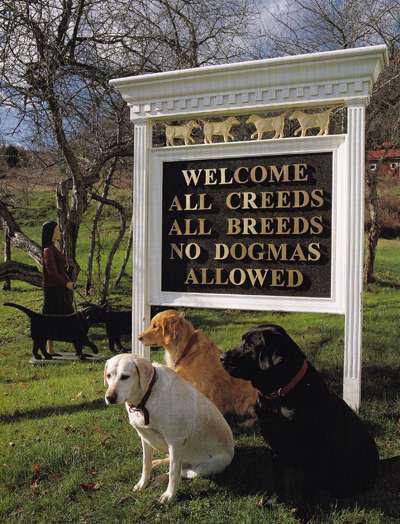 Leyenda de la iglesia canina en Dog Mountain