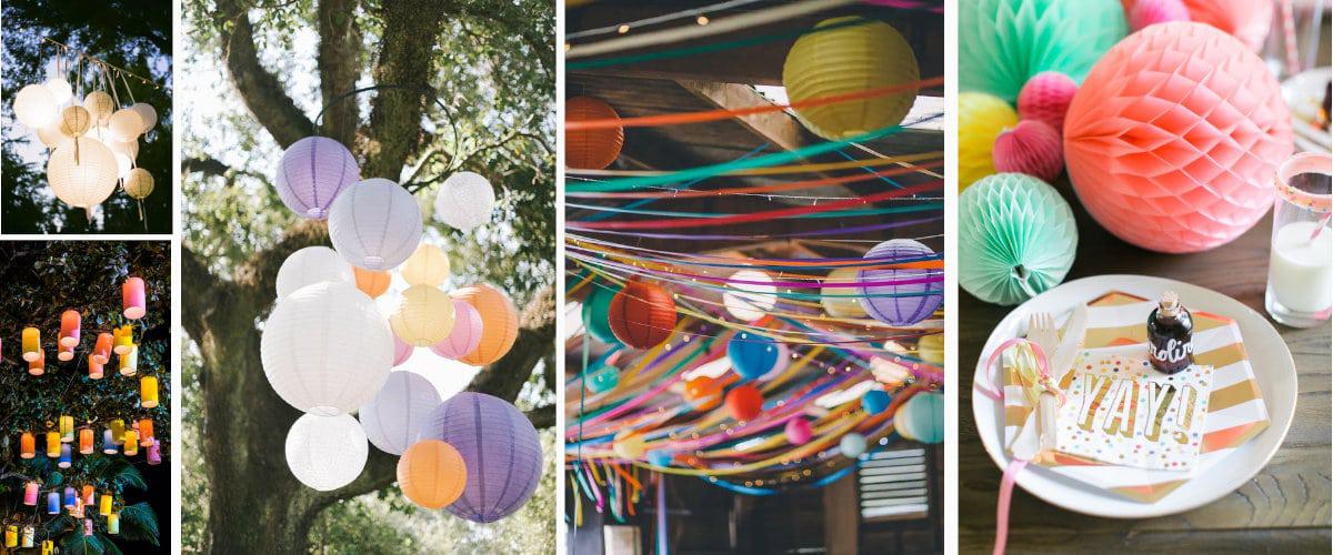 Farolillos para iluminar la fiesta