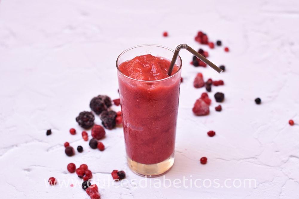 Granizado de sandia y frutos rojos