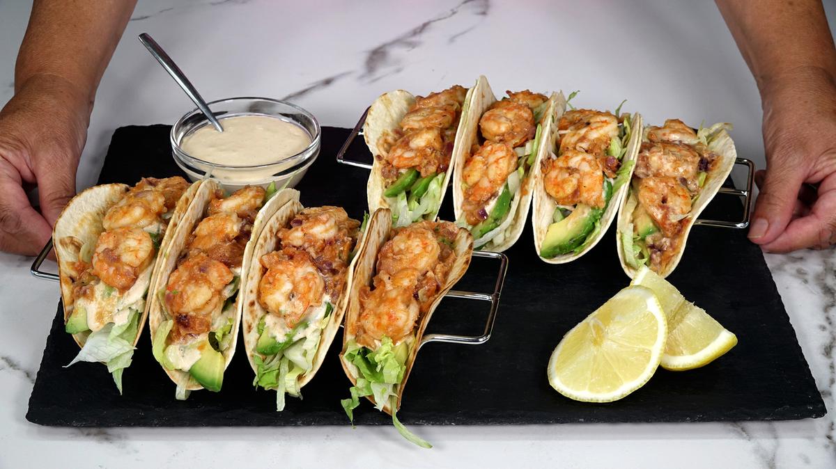 TACOS DE LANGOSTINOS O CAMARONES, RECETA FÁCIL Y DELICIOSA - Loli Domínguez - Foto 14