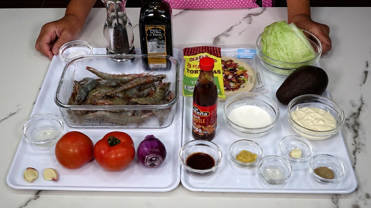 TACOS DE LANGOSTINOS O CAMARONES, RECETA FÁCIL Y DELICIOSA - Loli Domínguez - Foto 1