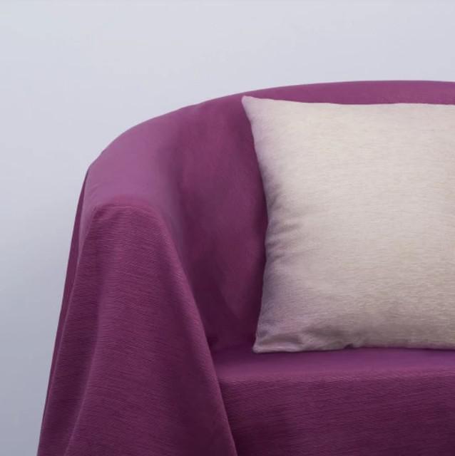 foulard sofa lila