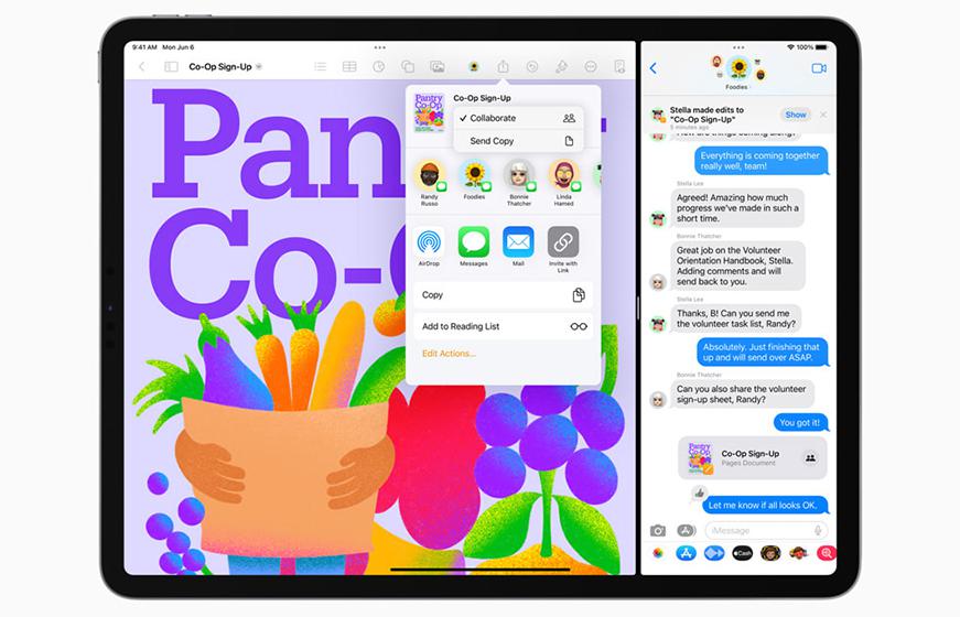 iPadOS 16 - Mensajes