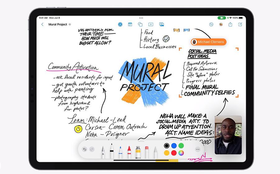 iPadOS 16 - FreeForm