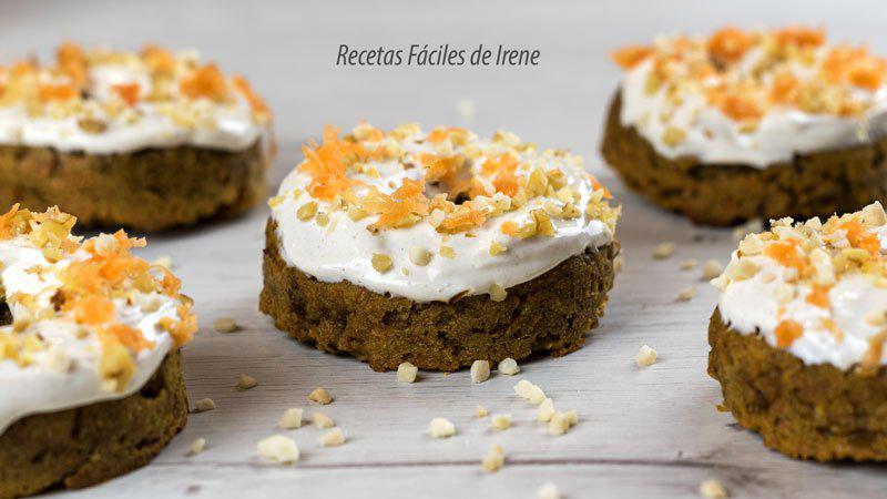 receta de donuts tarta de zanahoria o donas carrot cake