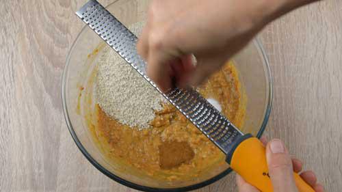 ingredientes secos de donuts tarta de zanahoria