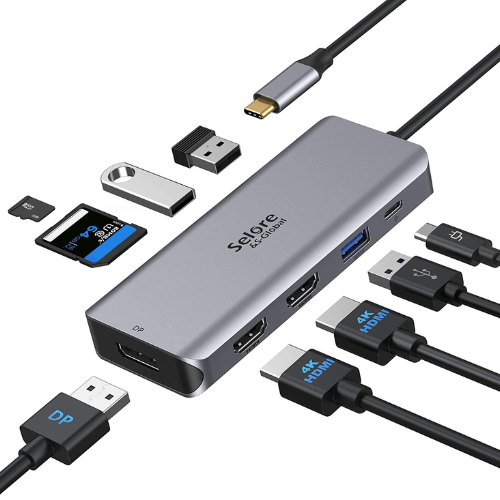 Dock station USB para conectar celular a TV