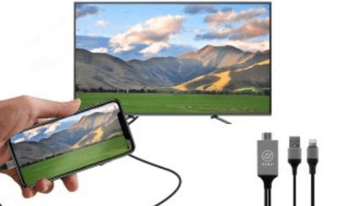 ¿Cómo conectar móvil a TV sin Wifi?