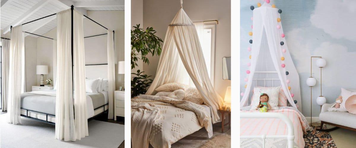 Doseles para camas adultas e infantiles