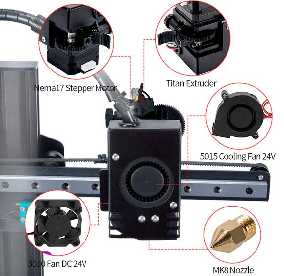 Kingroon KP3S - Componentes