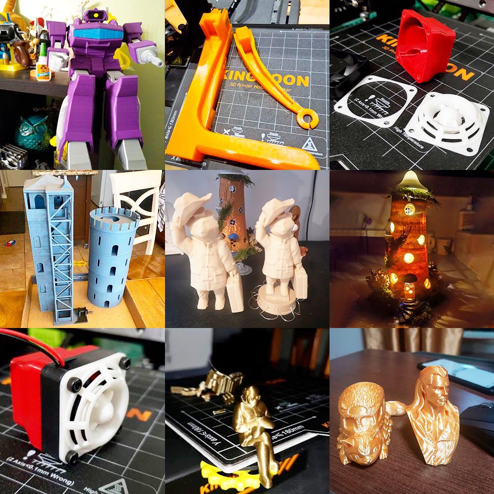 KINGROON KP3S - Modelos