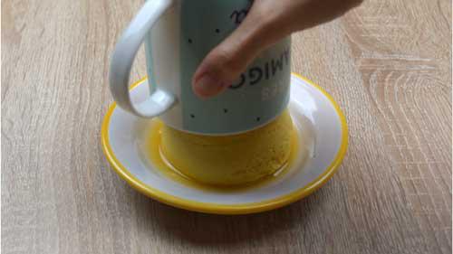 desmoldar flan de huevo al microondas