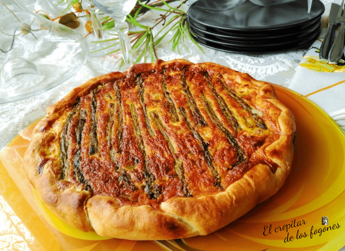 quiche de espárragos